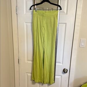 H&M Green Pleated Resort Pants